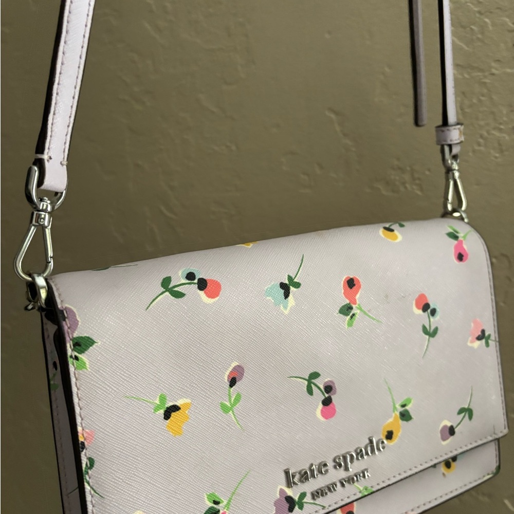 Kate Spade Floral Crossbody Bag - Lavender